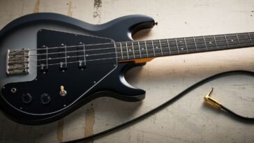 "Put aside any biases about the band and brand; the Epiphone Mike Dirnt Grabber G-3 is a highly effective bass for intense punk, rock, and metal music."]