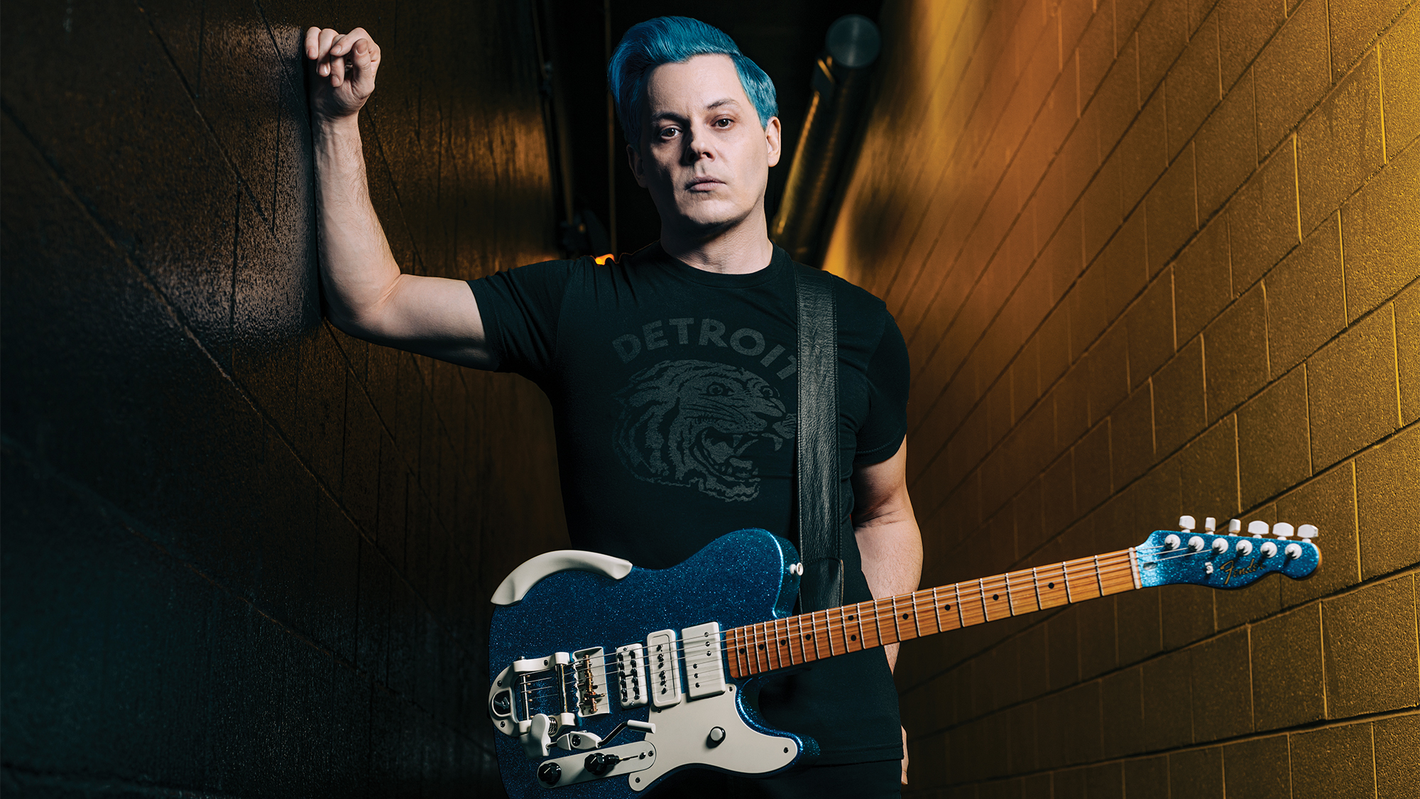 Jack White photographed for Guitar Player at ThirdMan Records in Nashville,March 20, 2022.