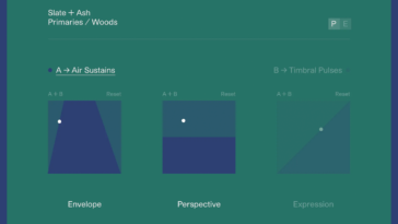 Slate + Ash's Primaries / Woods utilizes woodwind instruments to create unique sound designs.]