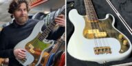 The bass guitar featured in The Specials' "Ghost Town" is set to be auctioned.]