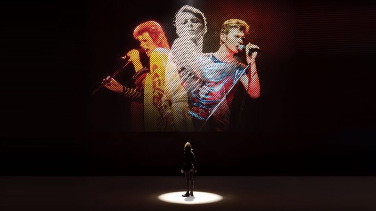 "Understanding that someday someone would explore these items—no longer mere relics locked away: Unreleased 1978 Bowie footage featured in new 'immersive' exhibit."]
