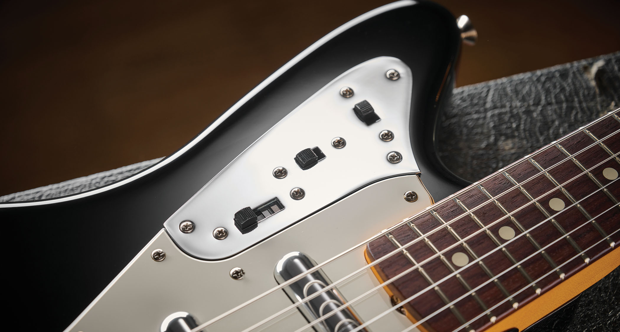 Fender Johnny Marr Signature Special Jaguar: This looks a bit different from Johnny&rsquo;s first signature Jaguar. Yes, it&rsquo;s only offered in one colour this time around and it&rsquo;s &lsquo;limited&rsquo;, although Fender doesn&rsquo;t say if that&rsquo;s a specific number or limited simply to demand. The big difference here is the trio of lipstick single-coil pickups.