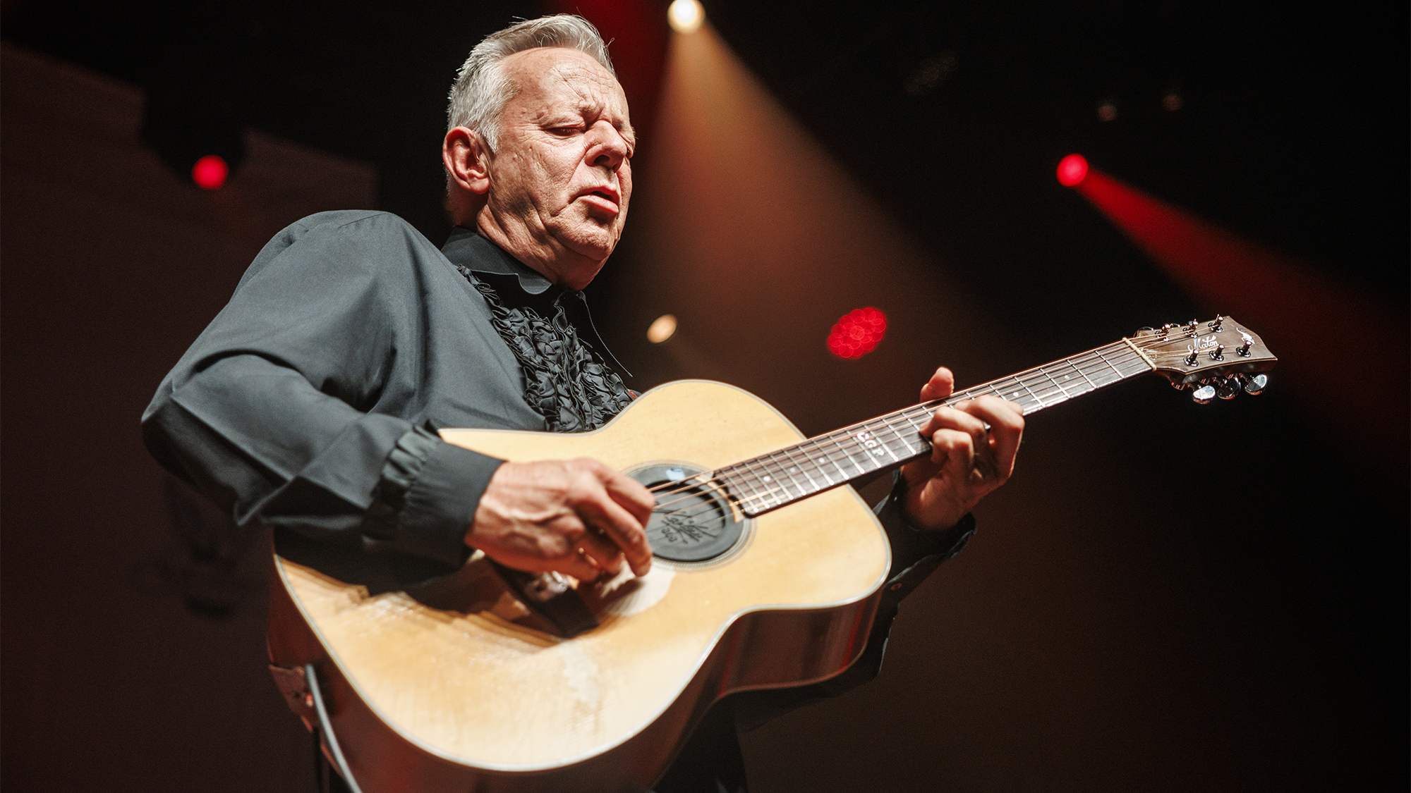 Tommy Emmanuel performs on stage at Arena Nord during Bluesheaven Festival 2023 on November 11, 2023 in Frederikshavn, Denmark.