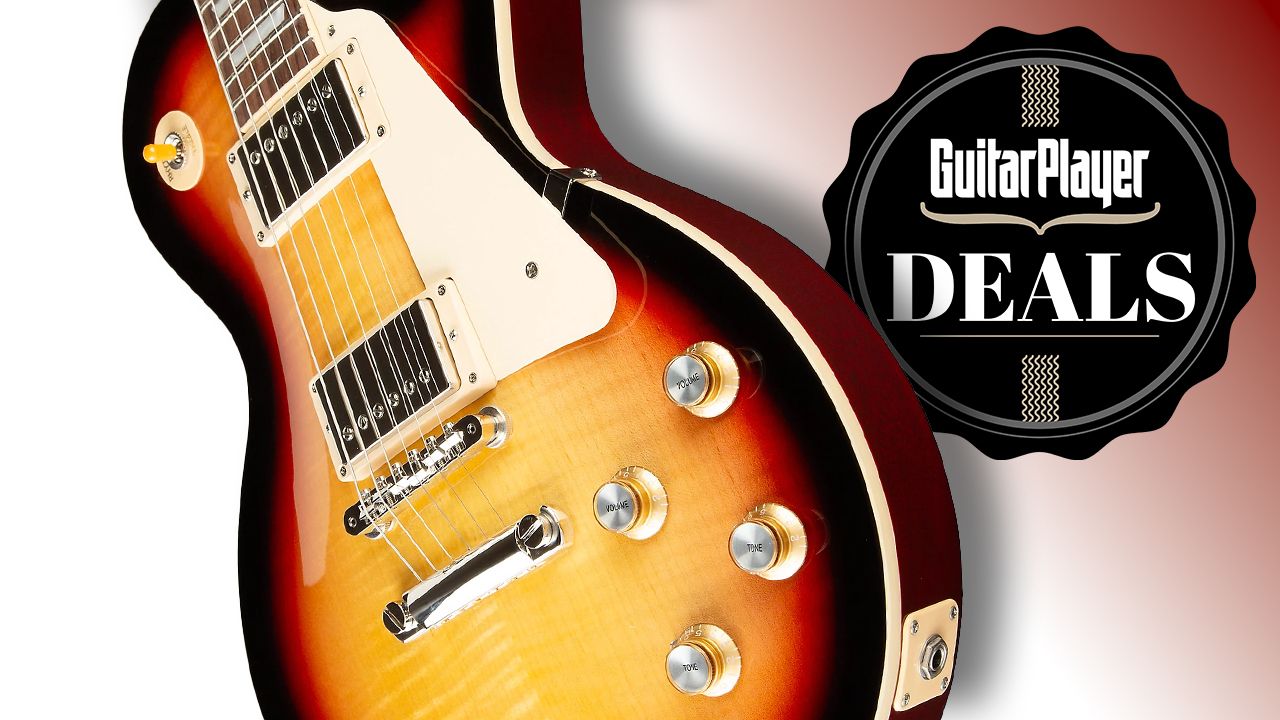 Guitar Center promises to lower guitar prices this Presidents' Day, and with a jaw-dropping $900 discount on a Gibson Les Paul, I'm all in!]