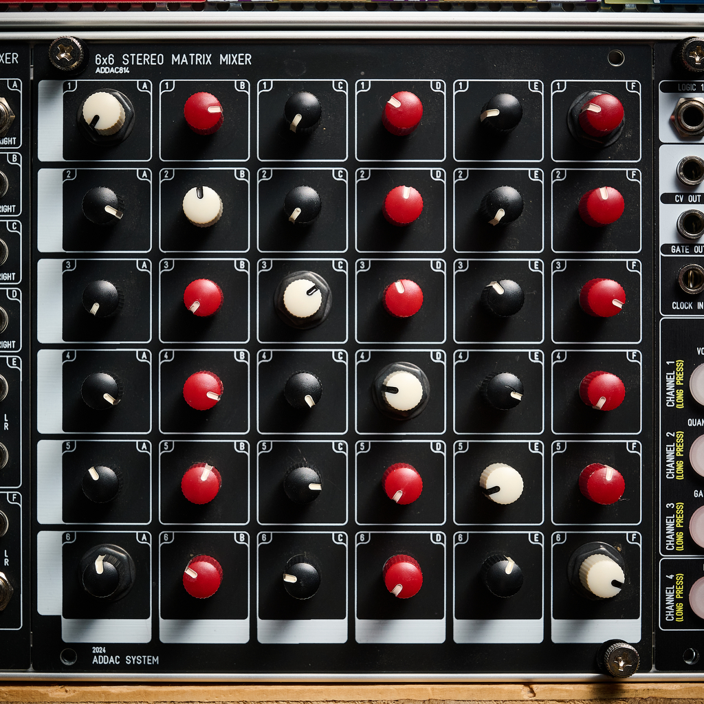 ADDAC System 814 Stereo Matrix Mixer