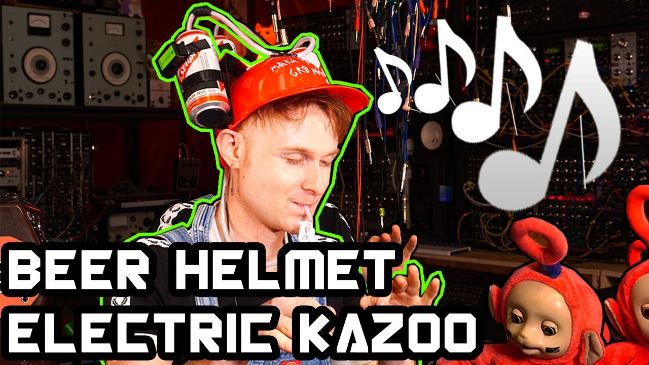 I Made A Beer Helmet Into a Synthesizer - YouTube