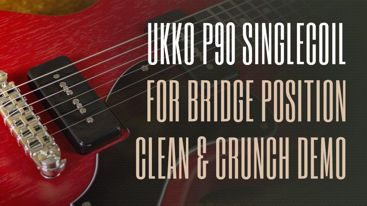 Listen to the Ruokangas Ukko soapbar P90 singlecoil pickup - Demo by Antti Paranko - YouTube