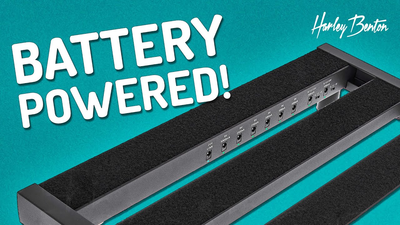 Harley Benton - Spaceship Power B - Battery Powered Pedalboard - YouTube