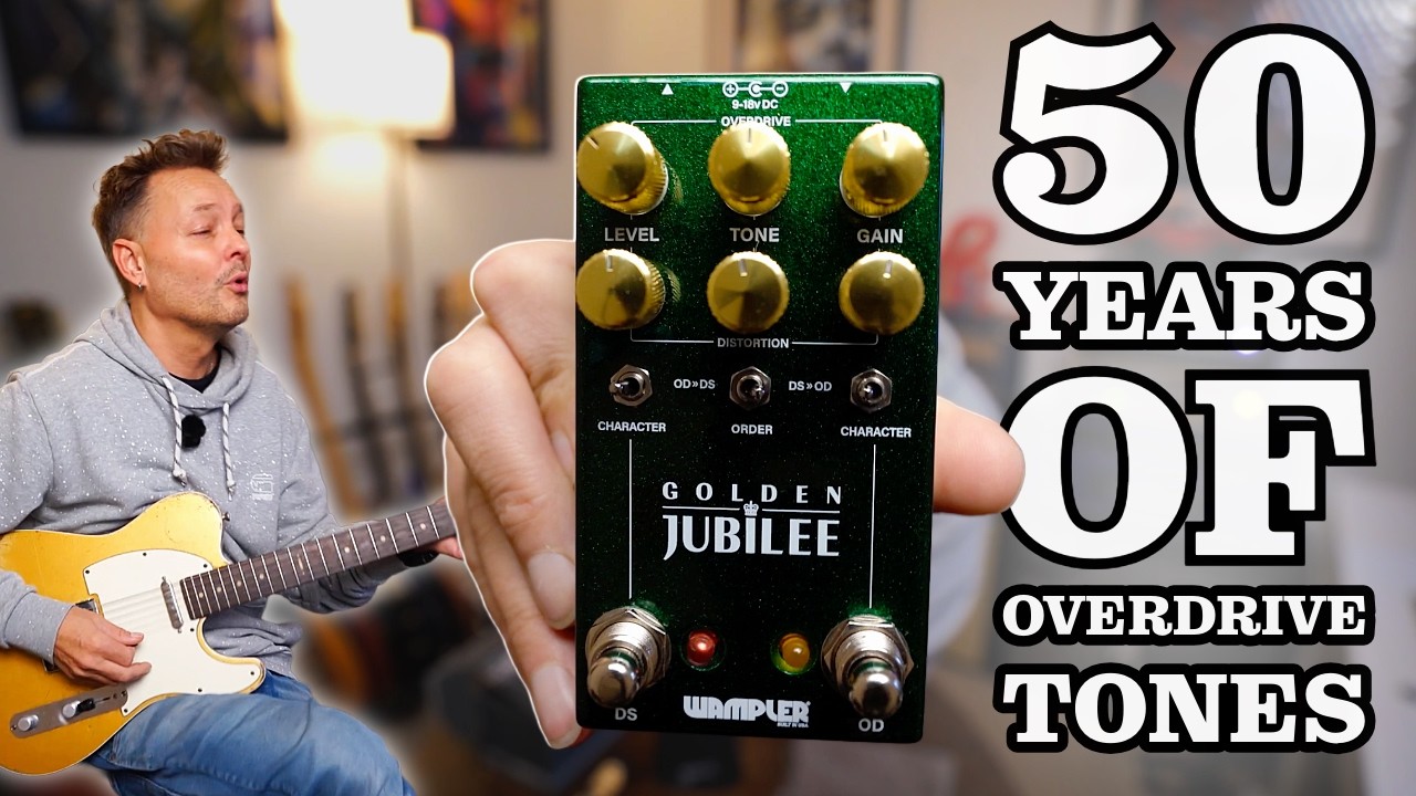 50 Years of Classic Overdrive Tones - Wampler Golden Jubilee - YouTube
