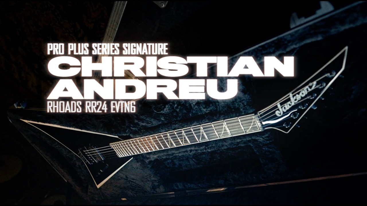 Unveiling The Christian Andreu Pro Plus Signature Rhoads RR24 EVTN6 | Jackson Guitars - YouTube
