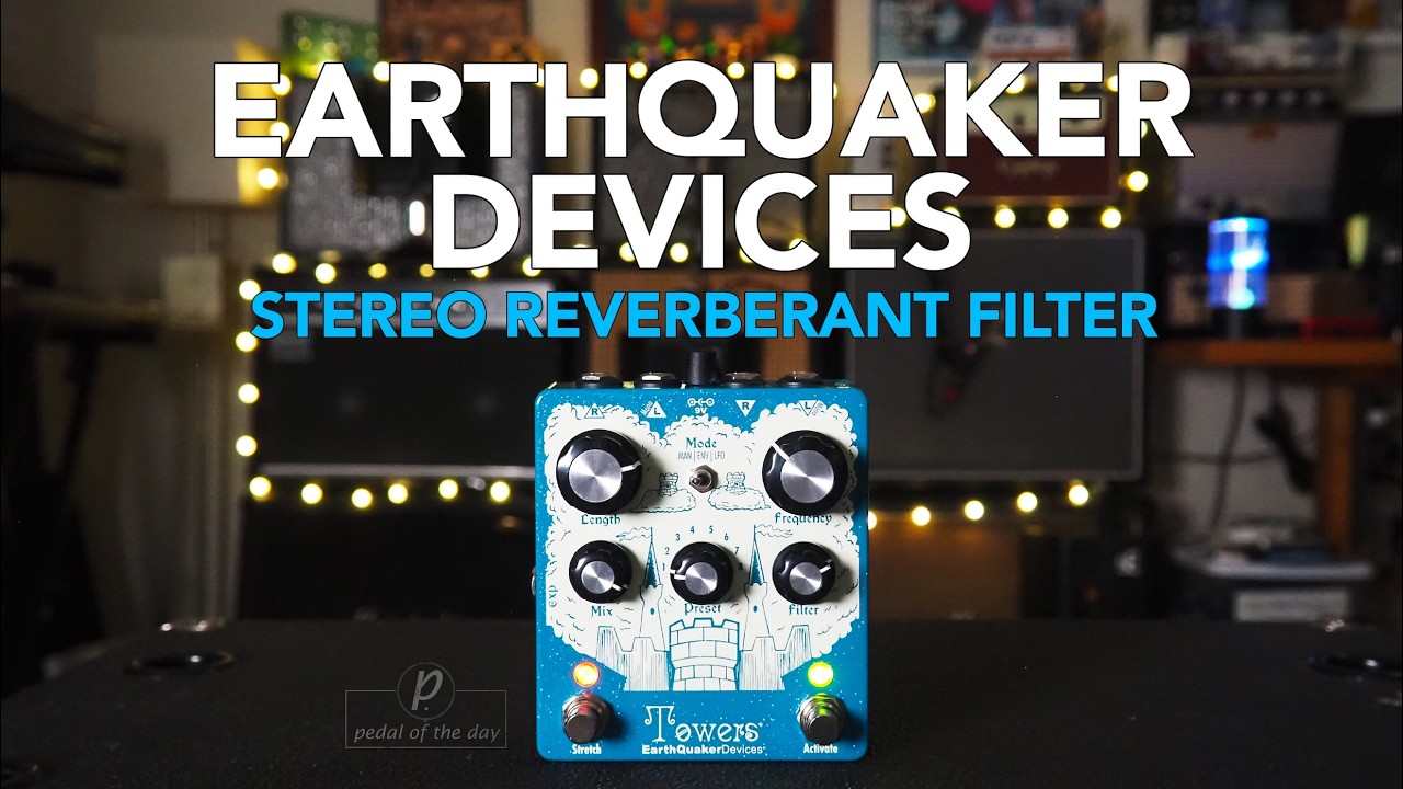 EarthQuaker Devices // Towers Stereo Reverberant Filter Soundscape Generator (Demo) - YouTube