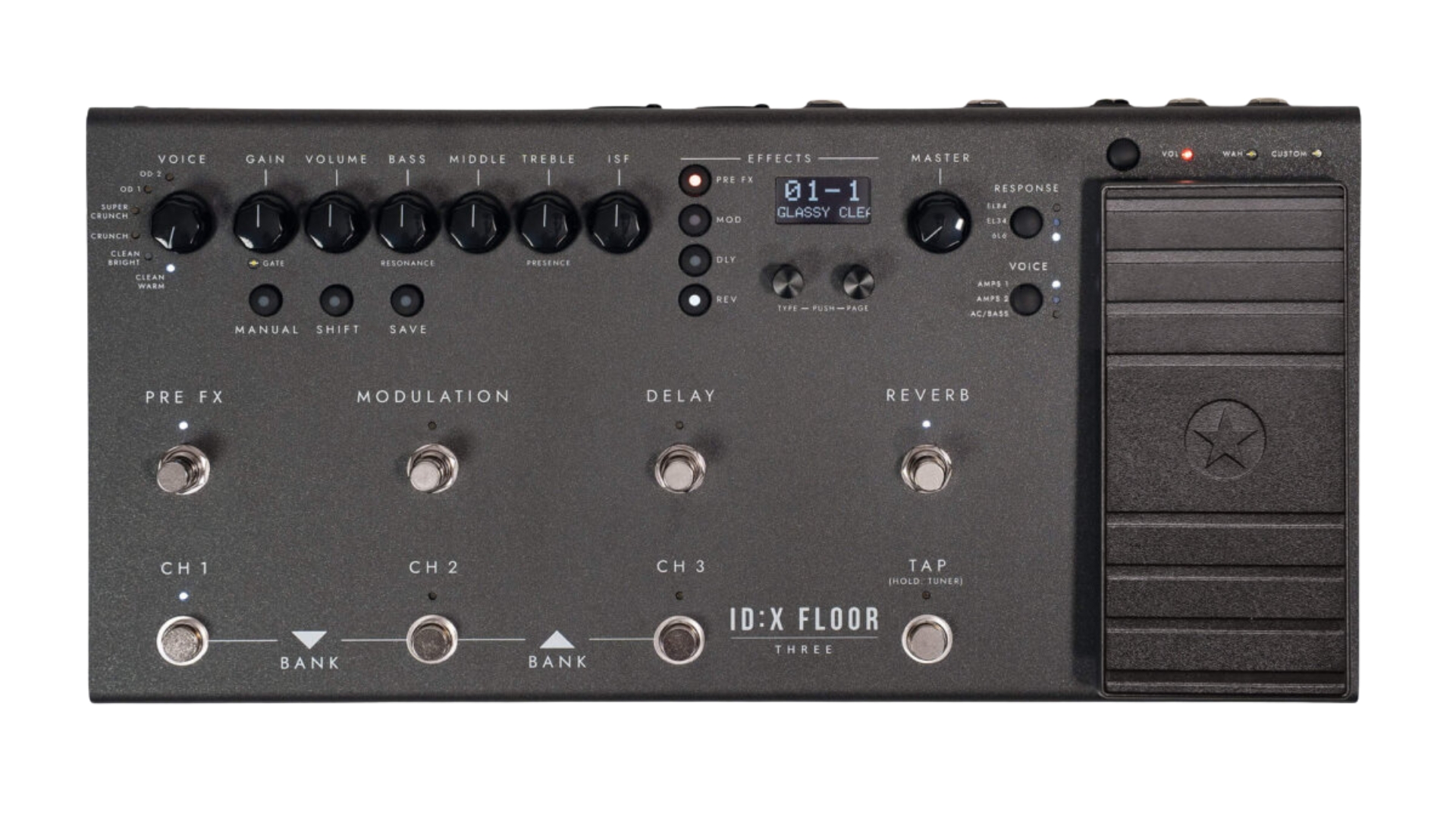 A Blackstar ID:X Floor Three amp modeller and multi-effects pedal