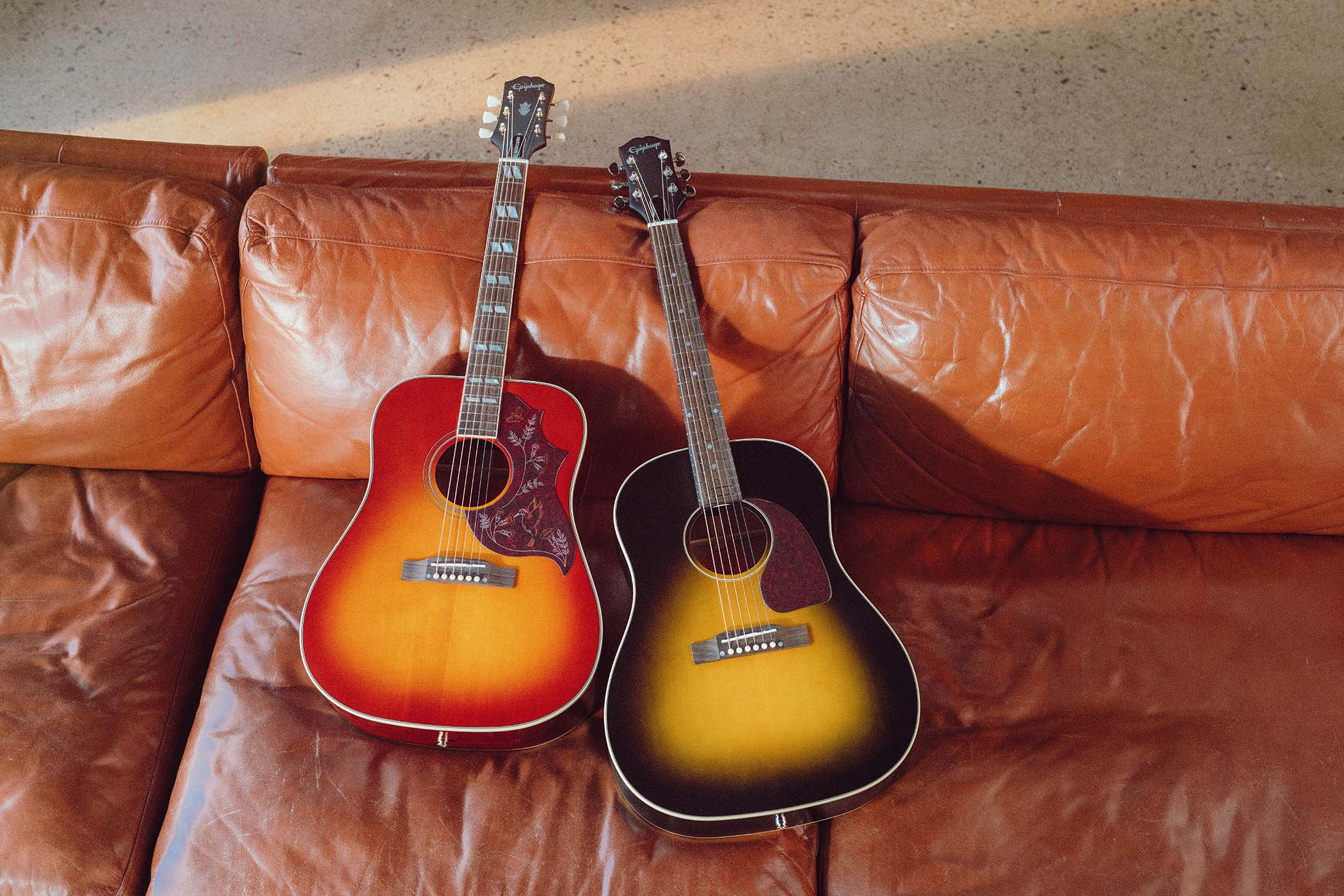 Epiphone Inspired By Gibson Acoustics 2026: the new all-solid core range takes its design cues from classic high-end Gibson USA builds.