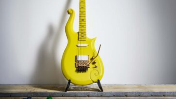 A Detailed Look at Prince's $635,000 Yellow Cloud Guitar]