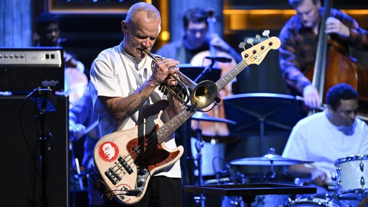 “A few years back, I made the commitment to play the trumpet daily, regardless of the circumstances. After a couple of years, my goal was to record an album.”: Flea revisits Frank Ocean and shares his motivation for fulfilling a long-held dream on his latest record.]