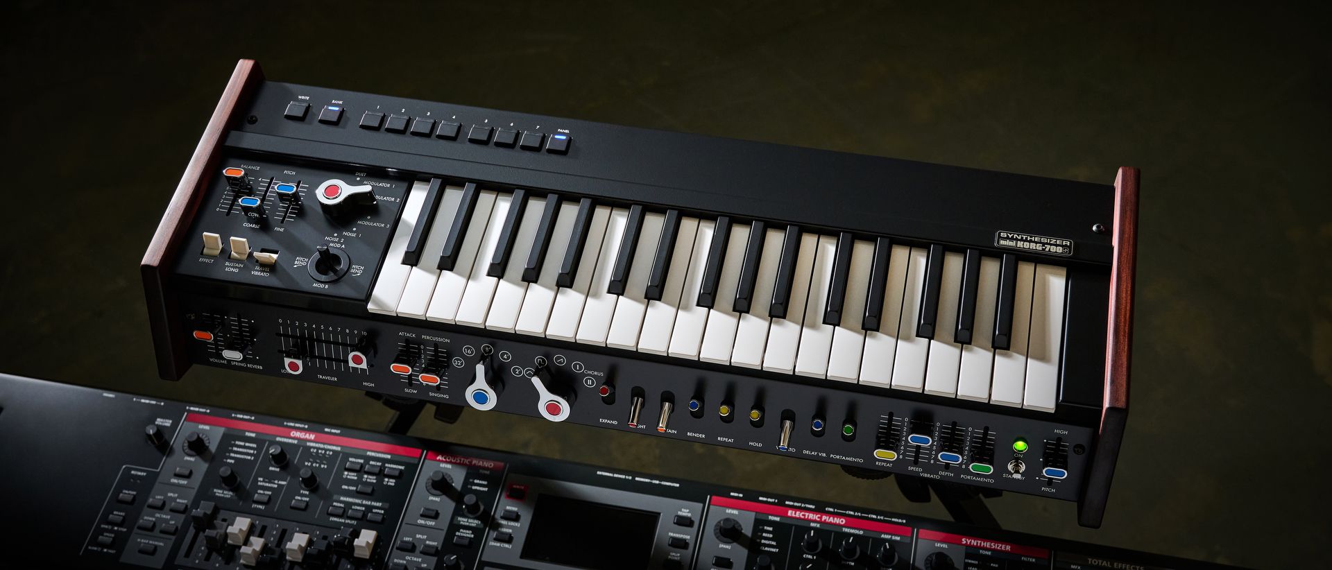 "An Impressive and Beautifully Melodic Synthesizer: Review of the Korg miniKORG 700Sm"]