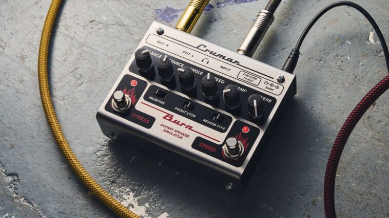 "Captivating Organ Tones and Smooth, Subtle Rotations with Unique Character: Review of the Crumar Burn Rotary Speaker Simulation Pedal"]