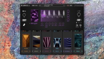 Dawesome's Love 2 multi-effects plugin offers "immediate enhancement for any audio."]