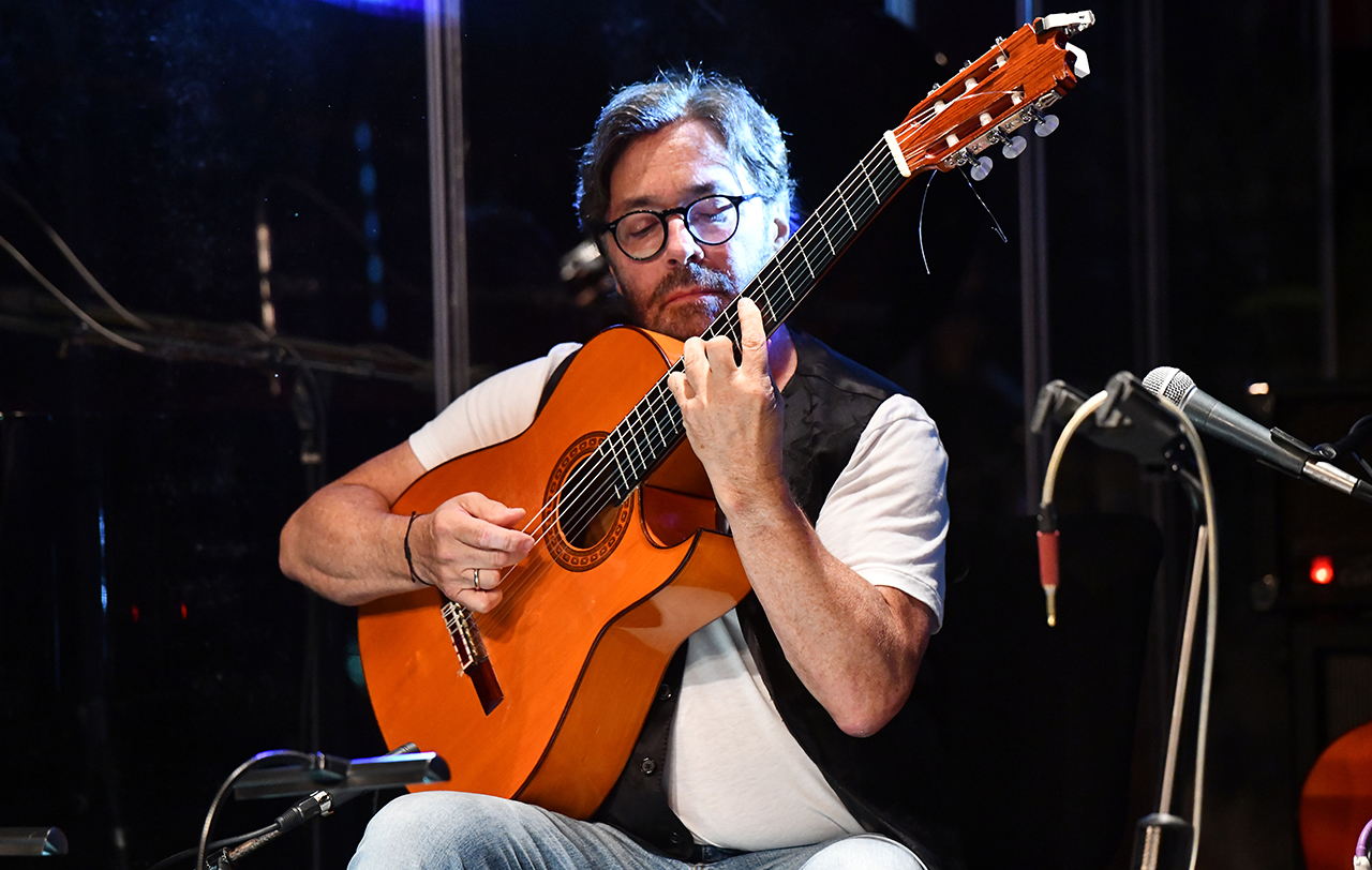 Al Di Meola performs onstage at The Canyon in Agoura Hills, California on September 20, 2019