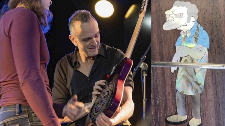 Hank Azaria from The Simpsons Discusses His Springsteen Homage and Moe's Guitar]