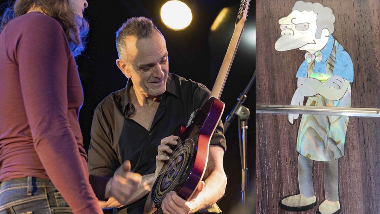 Hank Azaria from The Simpsons Discusses His Springsteen Homage and Moe's Guitar]