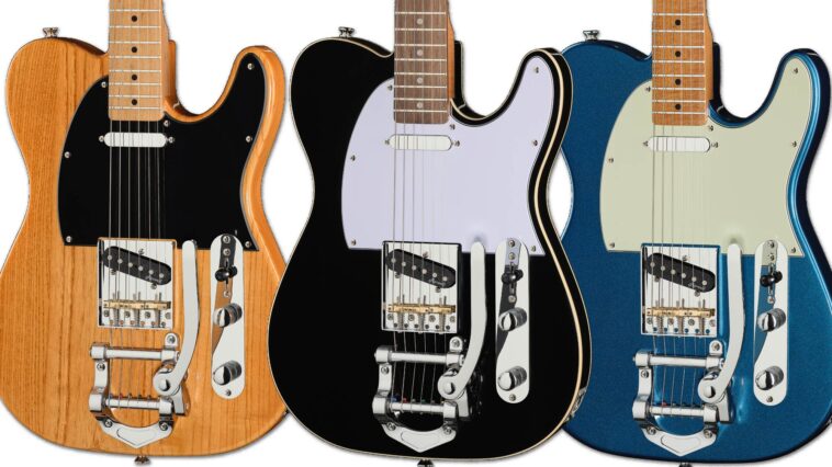 Harley Benton Introduces Three Affordable T-Style Guitars Featuring B-Style Vibratos]