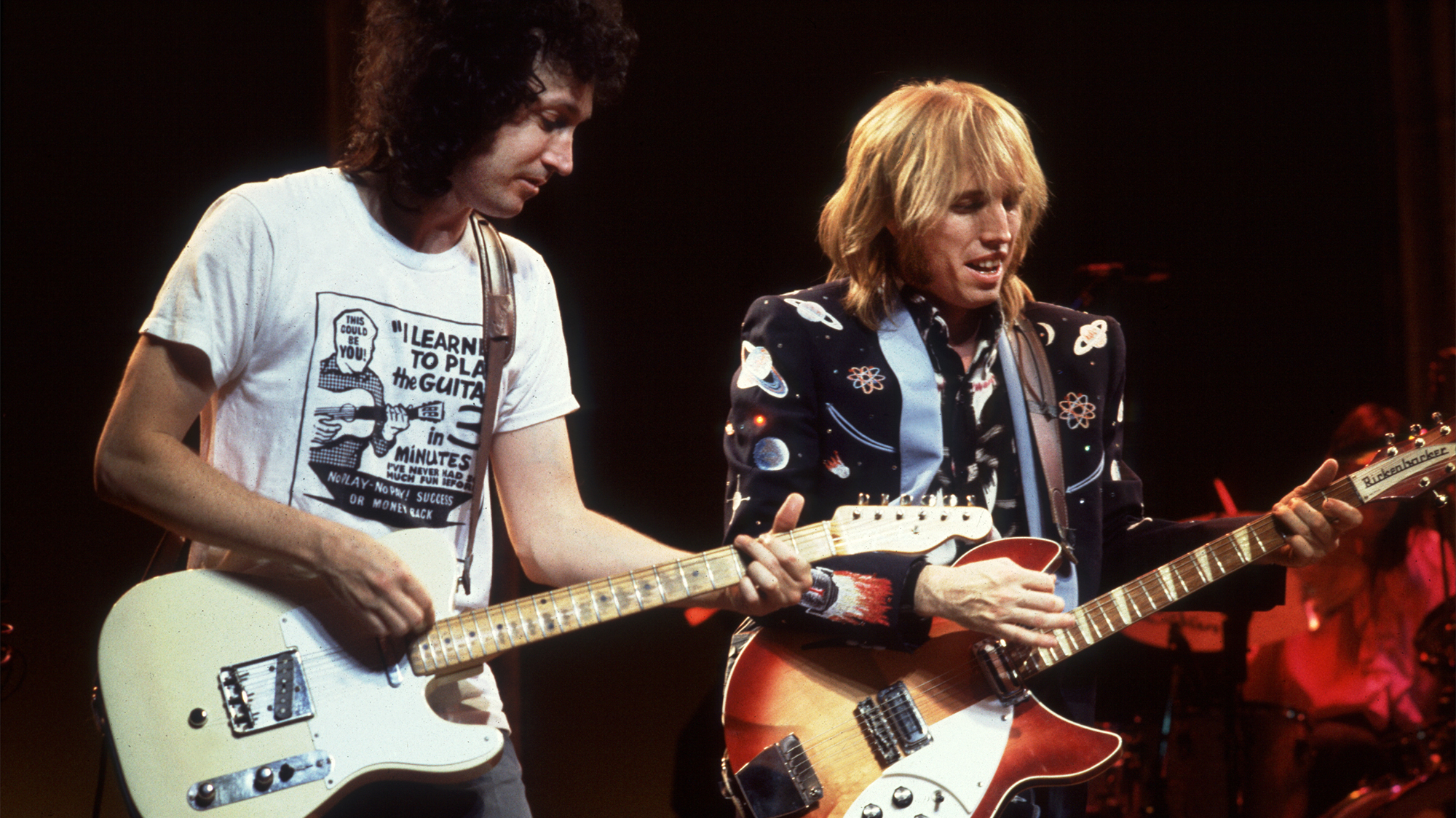 Tom Petty (1950 - 2017) at the Poplar Creek Music Theater in Hoffman Estates, Illinois, June 22, 1985.