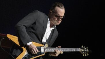 Joe Bonamassa slows down on collecting gear.]