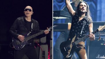 Joe Satriani proposed Nuno Bettencourt for the EVH tribute tour.]