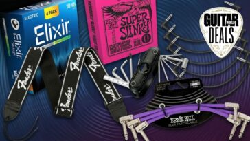 Kickstart your rig overhaul: Amazon Spring Deal Days launches with prices starting at £8.07, offering huge discounts on strings, multi-tools, patch cables, and more!]