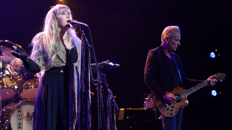 Lindsey Buckingham hints at a possible reunion with Stevie Nicks.]