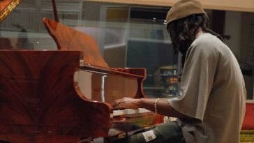 “Many people have a hard drive loaded with music but don't know how to wrap it up... Just say, ‘Here’s what I’ve got – hope you enjoy it!’”: Check out Saba, No ID, and Jimmy Douglass create a song from the ground up.]