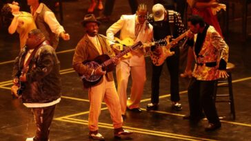 Miles Caton and Buddy Guy headlined the Sinners' Oscars performance.]