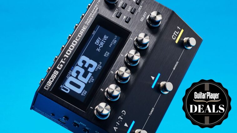 Now is a great opportunity to purchase a Boss stompbox, with significant discounts of up to 26% during Amazon's Spring Deal Days sale—enjoy major savings on the Waza Craft Metal Zone, the multifunctional DD-8, and the highly acclaimed GT1000Core.]