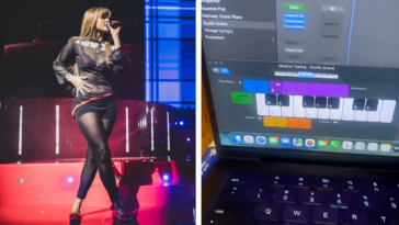 "PinkPantheress shares her process of composing and recording chord progressions by manually inputting them with her MacBook's QWERTY keyboard."]