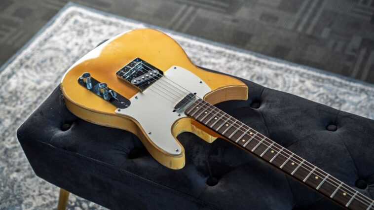 Reimagining Mike Bloomfield’s Damaged Bob Dylan Telecaster]
