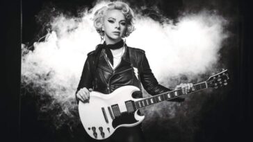 Samantha Fish discusses the "hack" she employs to replicate pedal steel sounds.]