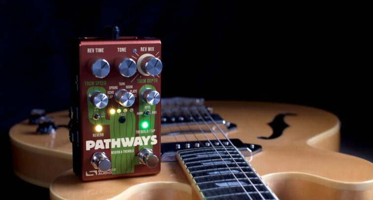 Source Audio introduces the Pathways reverb and tremolo effects pedal.]