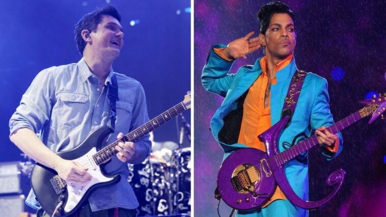 The John Mayer track that includes Prince's guitar work.]