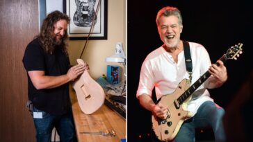 The Moment Eddie Van Halen Stopped By the EVH Workshop]
