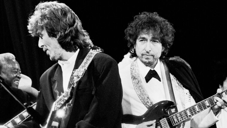 “Tomorrow, I plan to head to the studio, find a spot, create a tune, and make this record. I asked Jeff, 'Would you like to join me?'": The tale of the Travelling Wilburys, the glamorous supergroup that showcased the joy of making music together.]