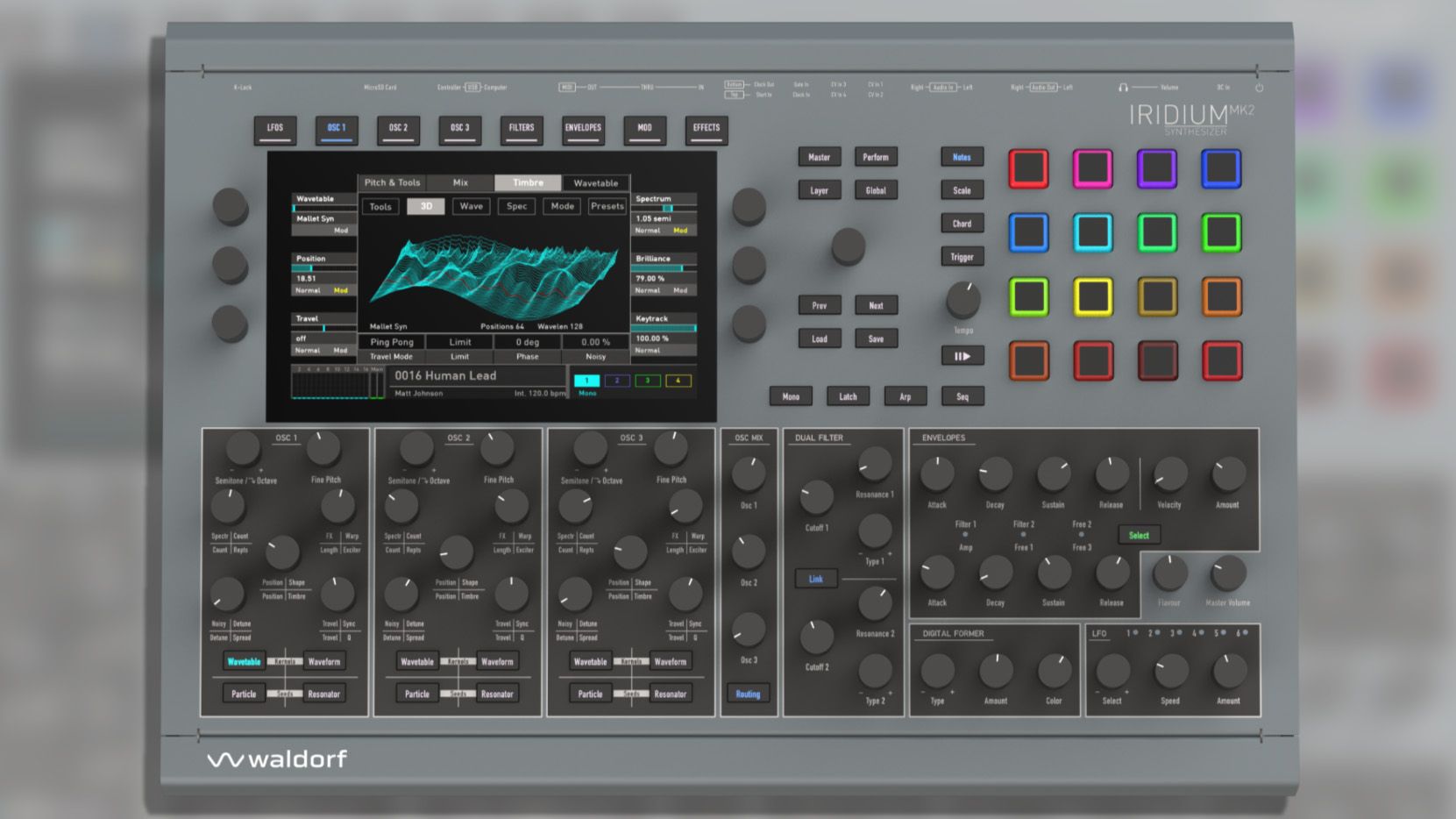 Waldorf Enhances Its Iridium Desktop Synth with Assistance from Aphex Twin]