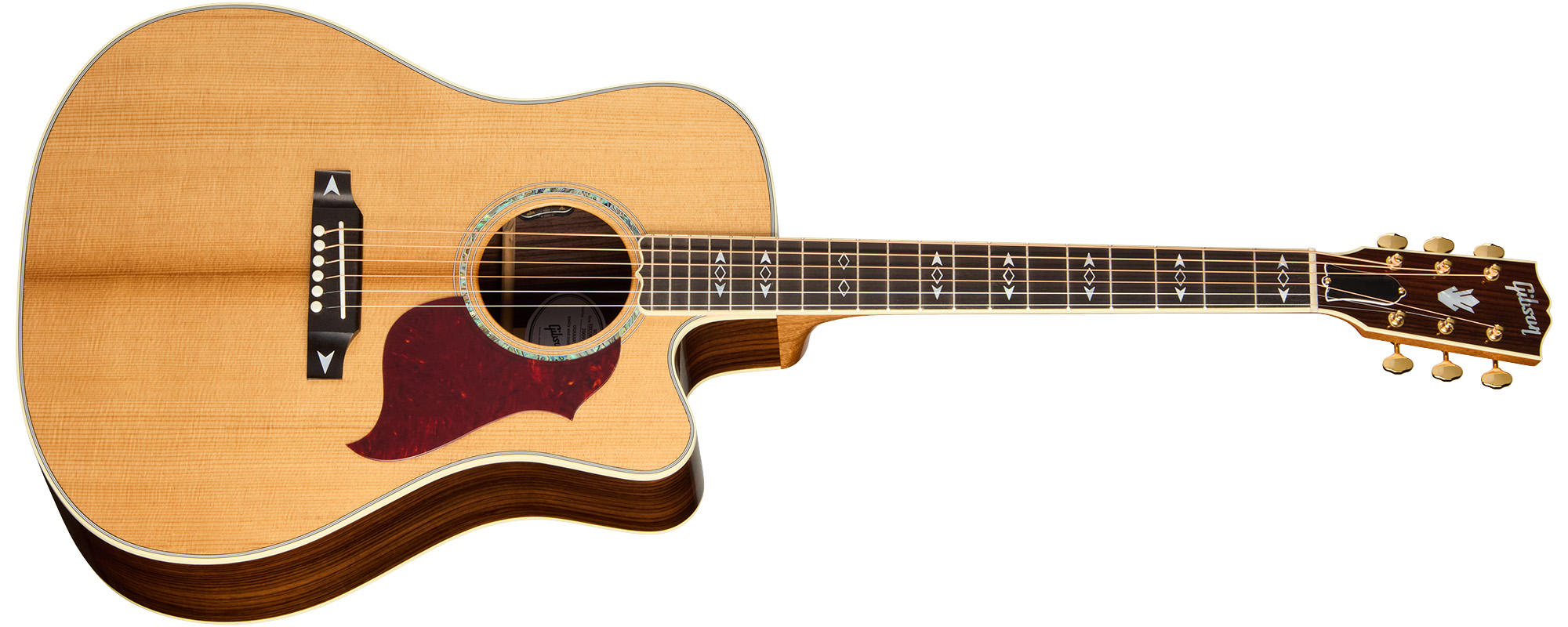 The Gibson Songwriter Recording Artist Series in cutaway and non-cutaway versions, and in Rosewood Burst or Antique Natural finishes.