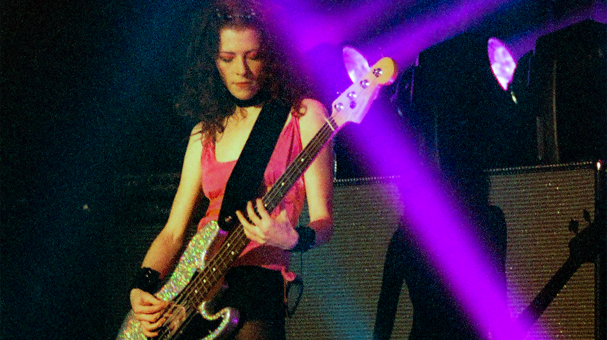 Melissa Auf der Maur of Hole during Hole Concert '99 at The Palace in Los Angeles, California, United States.