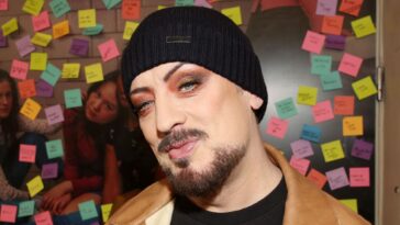 "You're on your own: Boy George explains why he chooses to write songs with AI rather than collaborating with people."]