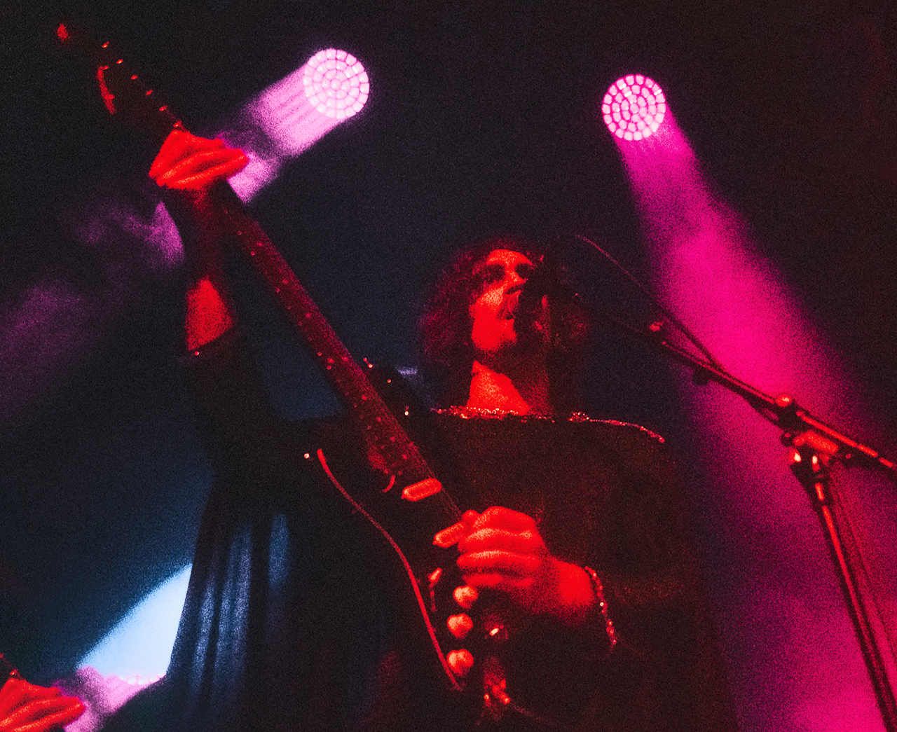 H&auml;llas' Rickard Swahn performs onstage