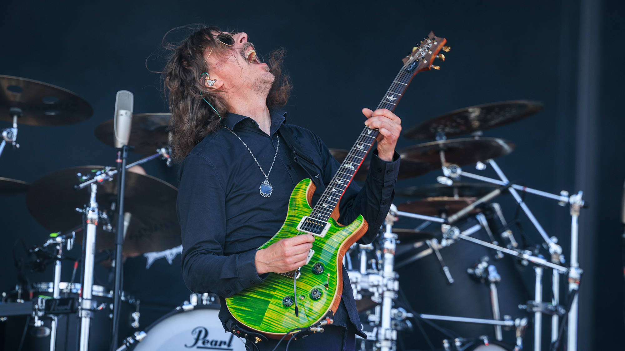 Mikel Akerfeldt from Opeth performs on stage at Tons Of Rock Festival 2024 on June 27, 2024 in Oslo.
