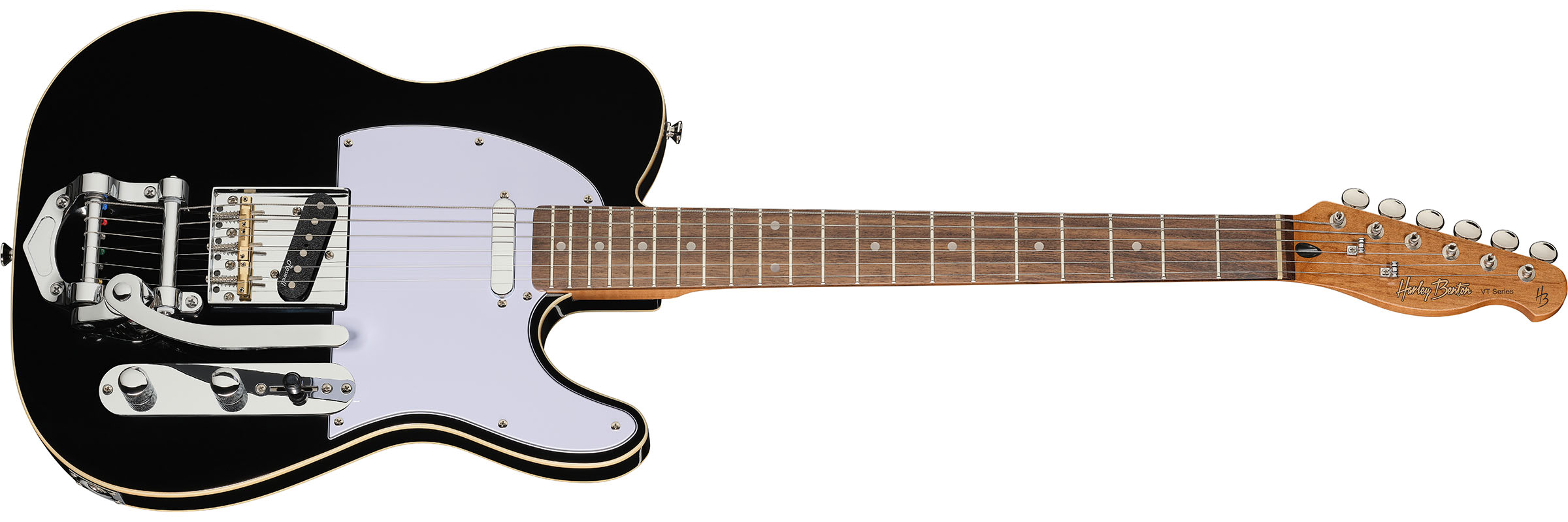 The Harley Benton Tremolo Series offers a trio of smart looking T-styles equipped with Bigsby-style vibrato