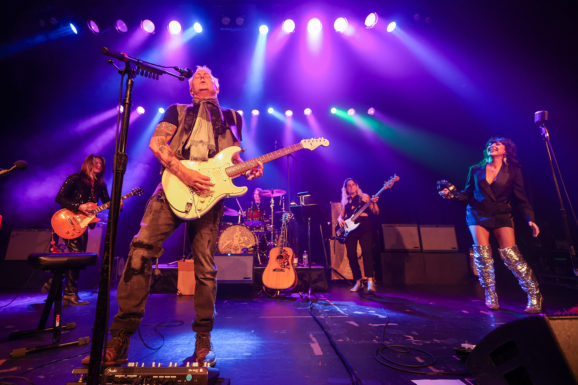 Mike McCready of Pearl Jam performs onstage during his first solo concert with Thunderpussy backing him at The Showbox on December 11, 2025 in Seattle, Washington.