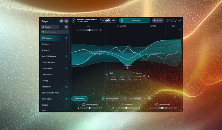 iZotope's Tonal Balance Control 3 allows you to directly capture audio from Spotify, YouTube, and your DAW timeline for quick and easy referencing.]